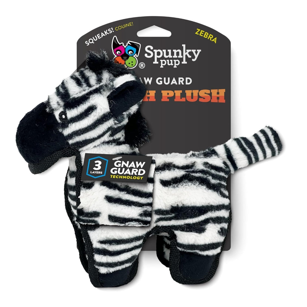 Spunkypup Tough Plush - Plush Toy Zebra Reg