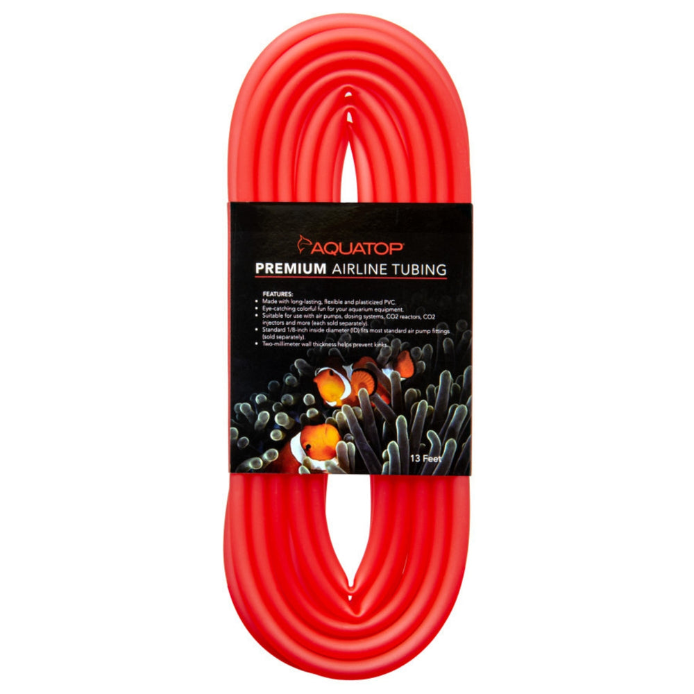 Aquatop Airline Tubing Red, 1ea/13 ft for your Pet Fish.