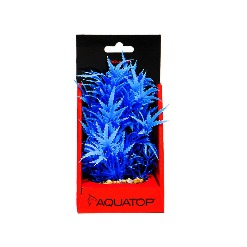 Aquatop Aquatop Vibrant Fluorescent Cannabis Plant Blue, 1ea/6 in for your Pet Fish with Pet Store X!