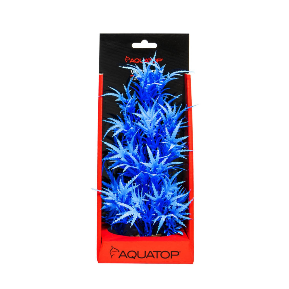 Aquatop Aquatop Vibrant Fluorescent Cannabis Plant Blue, 1ea/10 in for your Pet Fish.