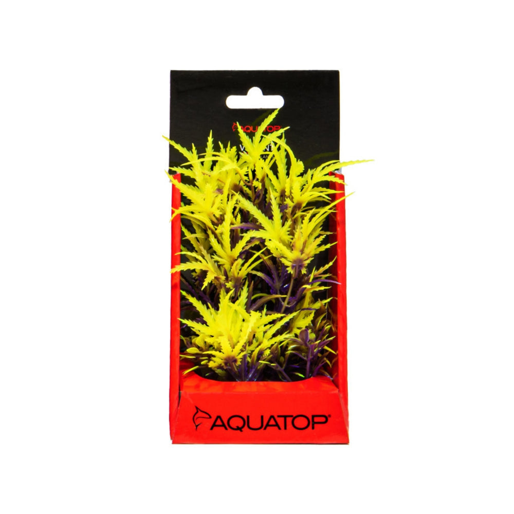 Aquatop Aquatop Vibrant Fluorescent Cannabis Plant Olive, 1ea/6 in for your Pet Fish.