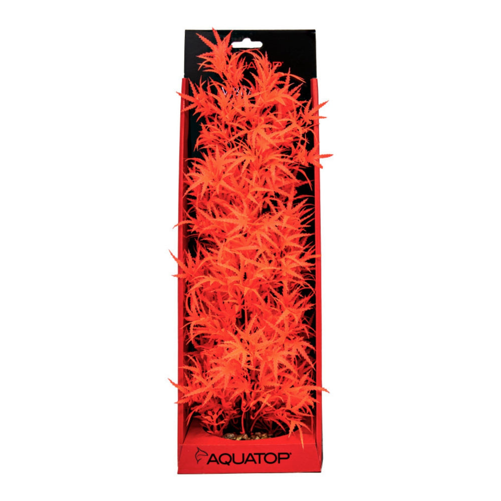 Aquatop Aquatop Vibrant Fluorescent Cannabis Plant Red, 1ea/16 in for your Pet Fish.