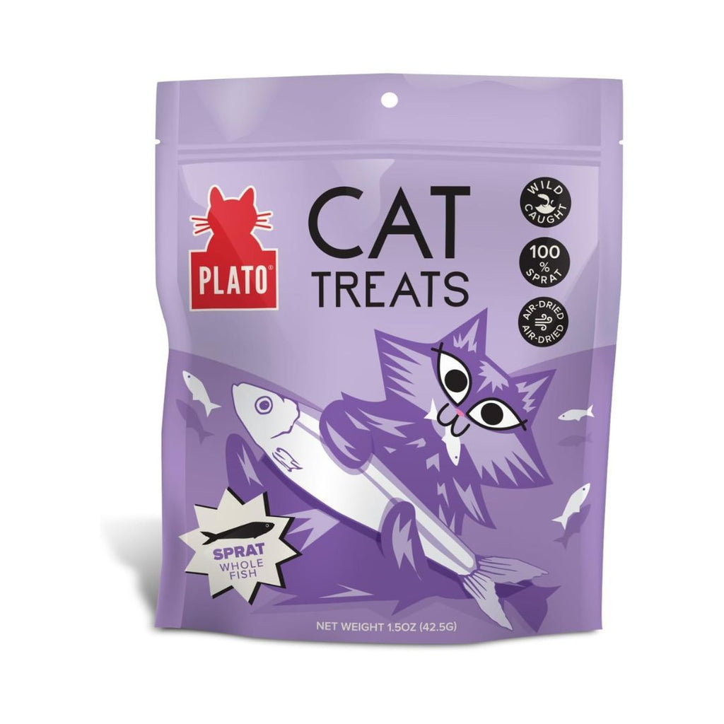 Plato Cat Grain Free Air Dried Treat Baltic Sprat 2.5Oz