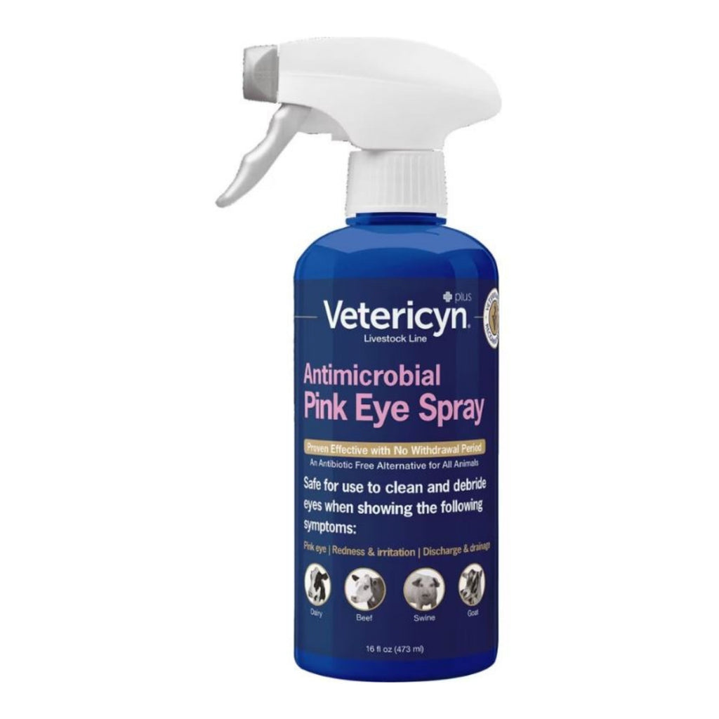 Vetericyn Plus Antimicrobial Pink Eye Spray 16oz.