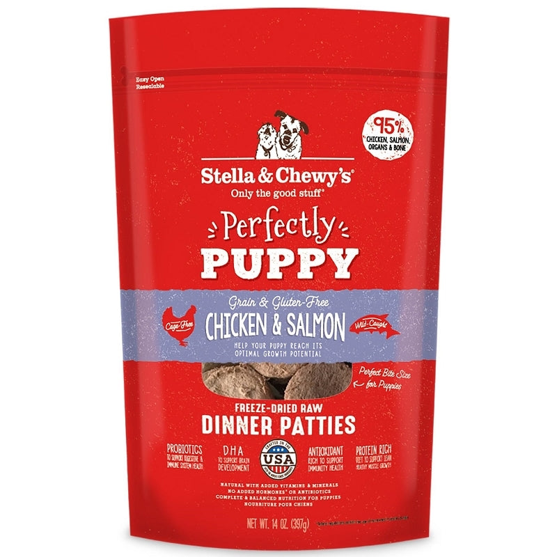 Stella And Chewys Dog Freeze Dried Puppy Chicken Salmon 5.5 oz.