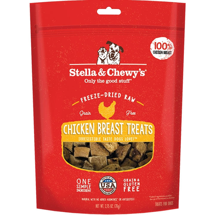 Stella And Chewys Dog Freeze-Dried Treat Chicken Breast 2.75oz.