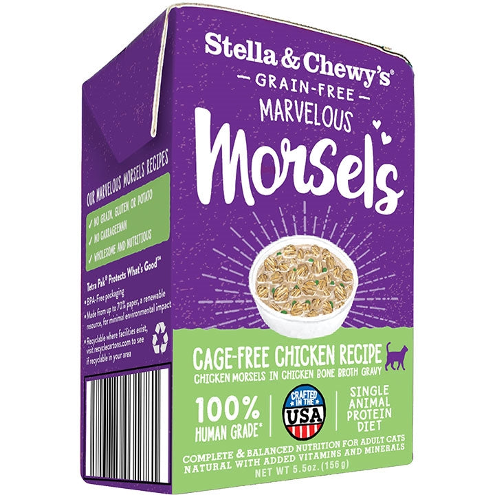 Stella and Chewys Cat Marvelous Morsels Chicken 55oz (Case of 12) for your Pet Cat with Pet Store X!