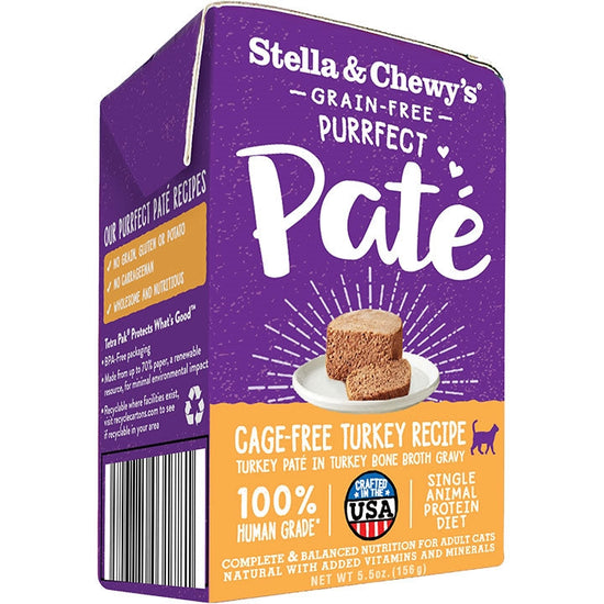 Stella and Chewys Purrfect Cat Pate Turkey 55oz (Case of 12) for your Pet Cat with Pet Store X!