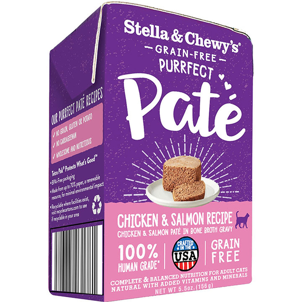 Stella and Chewys Cat Purrfect Pate Chicken and Salmon 5.5oz. (Case of 12)