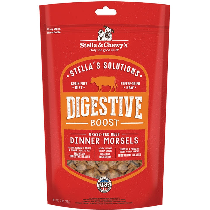 Stella And Chewys Dog Solutions Digestive Boost Beef 13 oz.