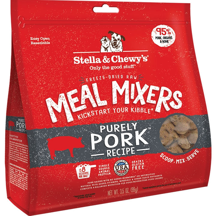 Stella And Chewys Dog Freeze-Dried Mixer Pork 35 oz for your Pet Dog with Pet Store X!