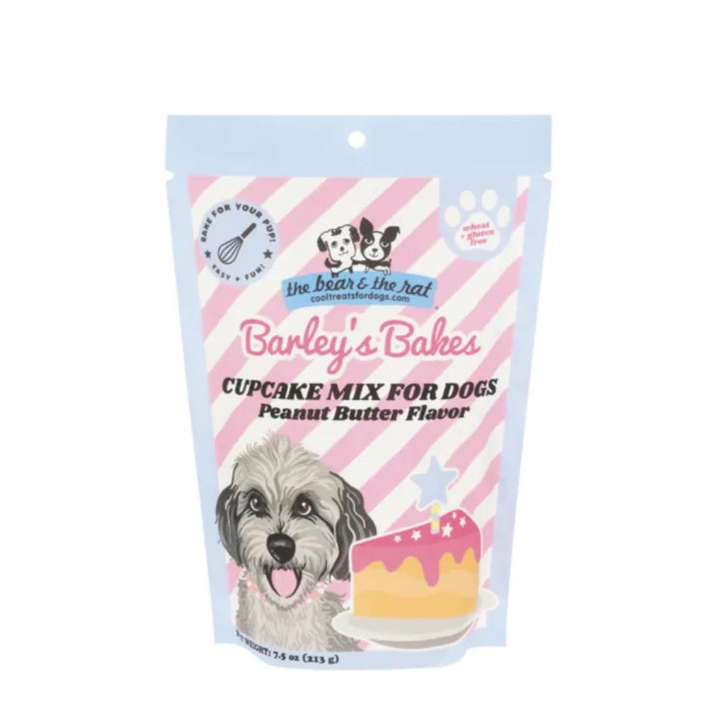 The Bear & The Rat Dog Barley'S Bakes Cupcake Mix Peanut Butter 7.5Oz