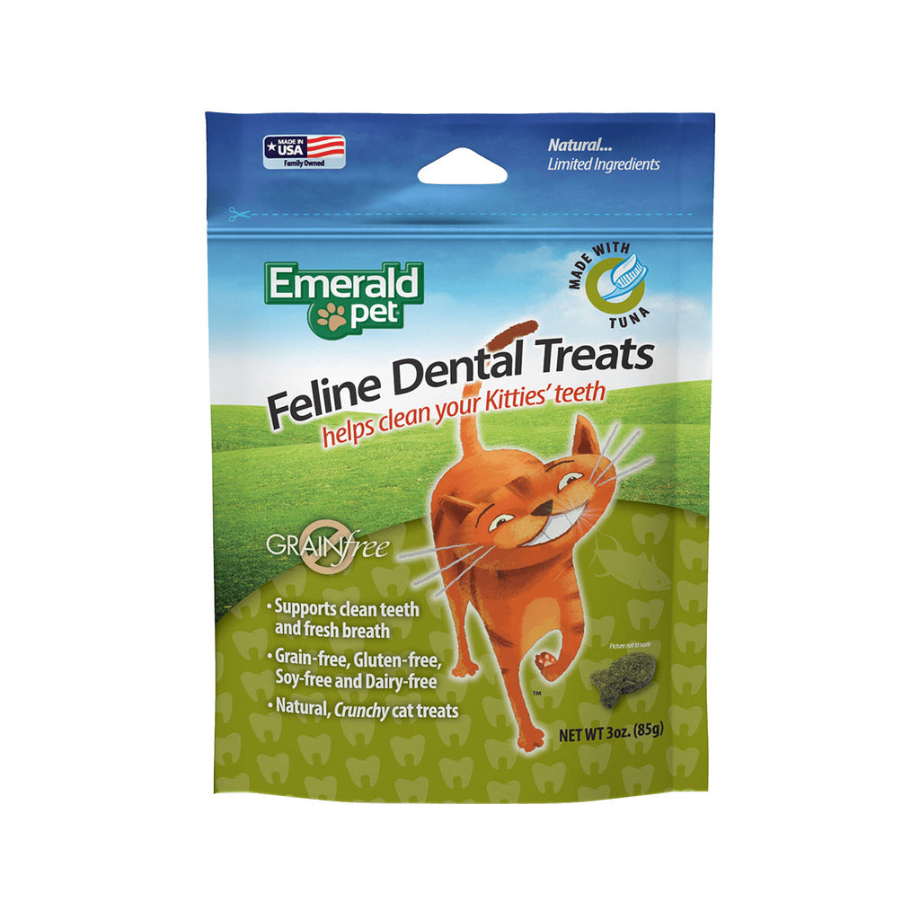 Emerald Pet Feline Dental Cat Treats Tuna 1ea/3 oz for your Pet Cat with Pet Store X!