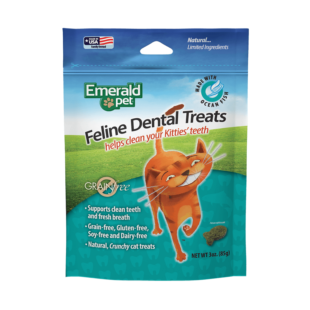 Emerald Pet Feline Dental Cat Treats Ocean Fish 1ea/3 oz