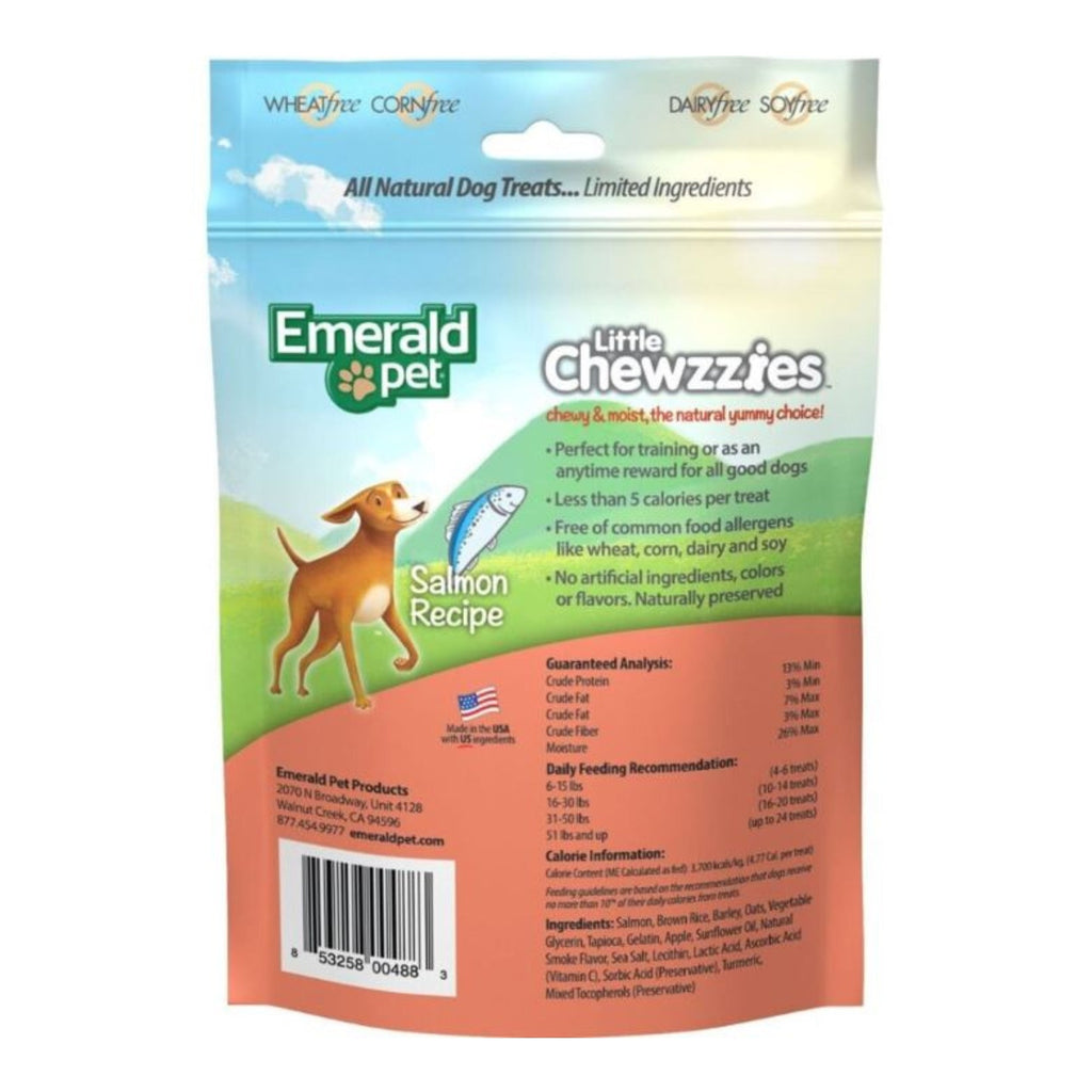 Emerald Pet Little Chewzzies Dog Treats Salmon 5oz.