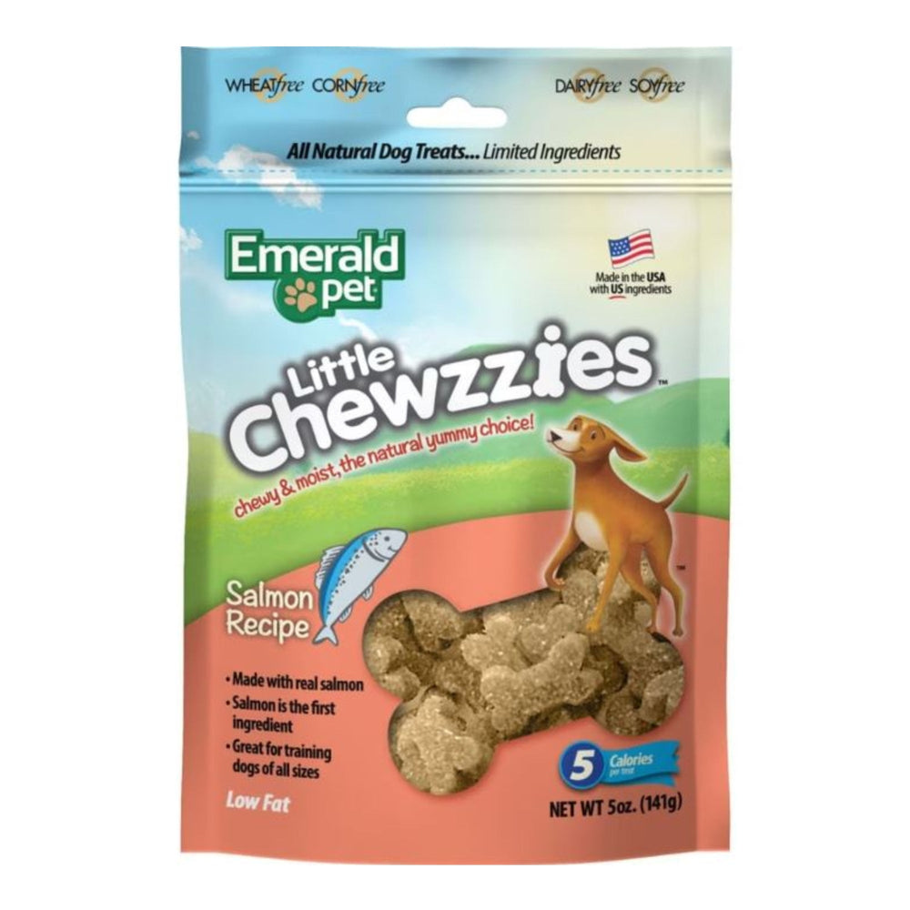 Emerald Pet Little Chewzzies Dog Treats Salmon 5oz.