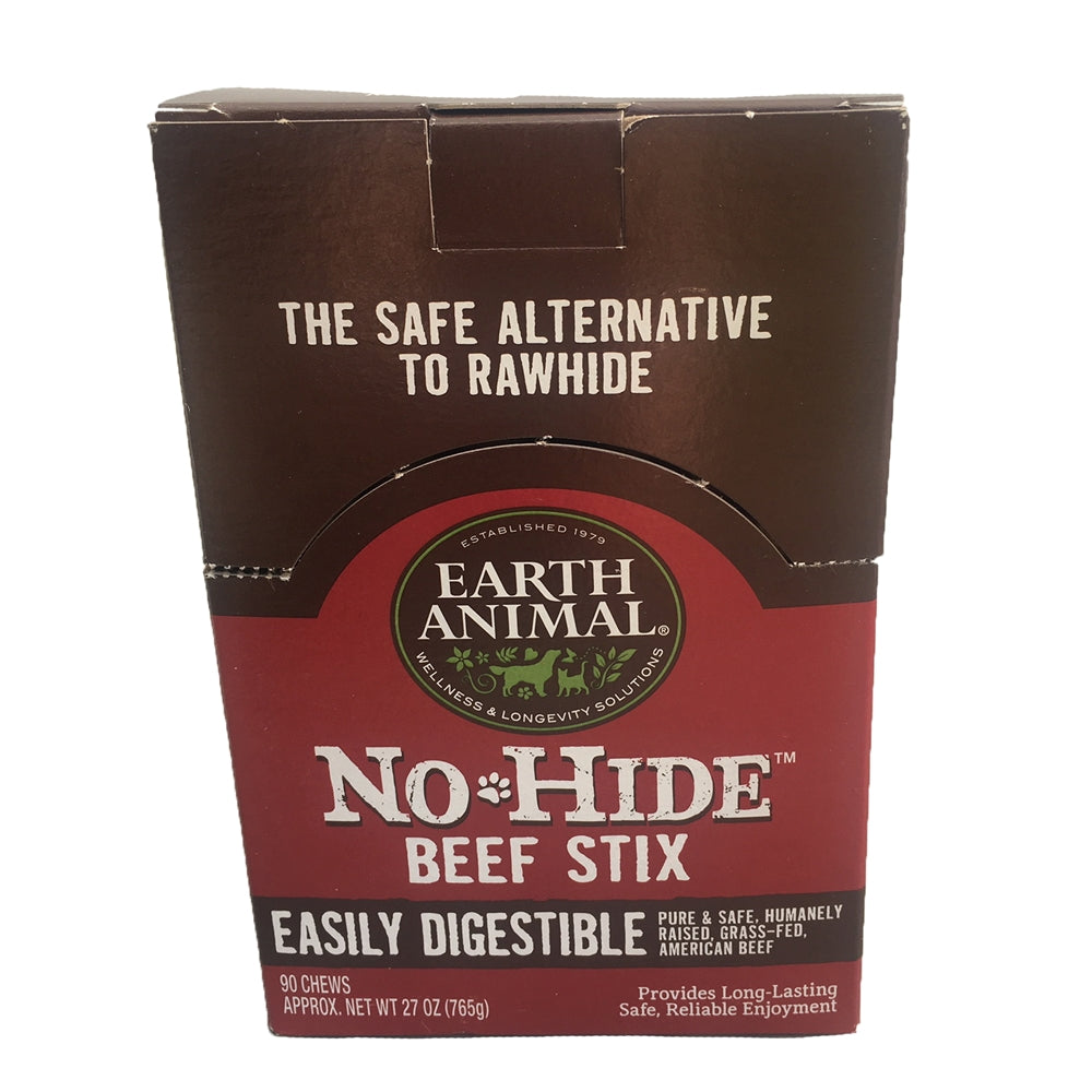 Earth Animal No Hide Beef Chews Dog Treats;90 Count for your Pet Dog with Pet Store X!