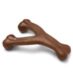 Benebone Wishbone Durable Dog Chew Toy Peanut Butter, 1ea/LG