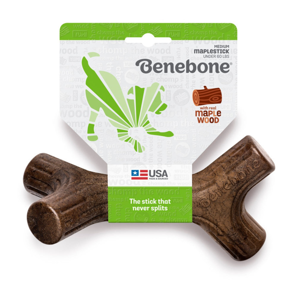 Benebone Maplestick Durable Dog Chew Toy 1ea/MD for your Pet Dog with Pet Store X.