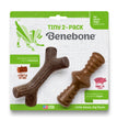 Benebone Stick & Zaggler Dog Chew Toy Maple & Bacon, 1ea/XS, 2 pk