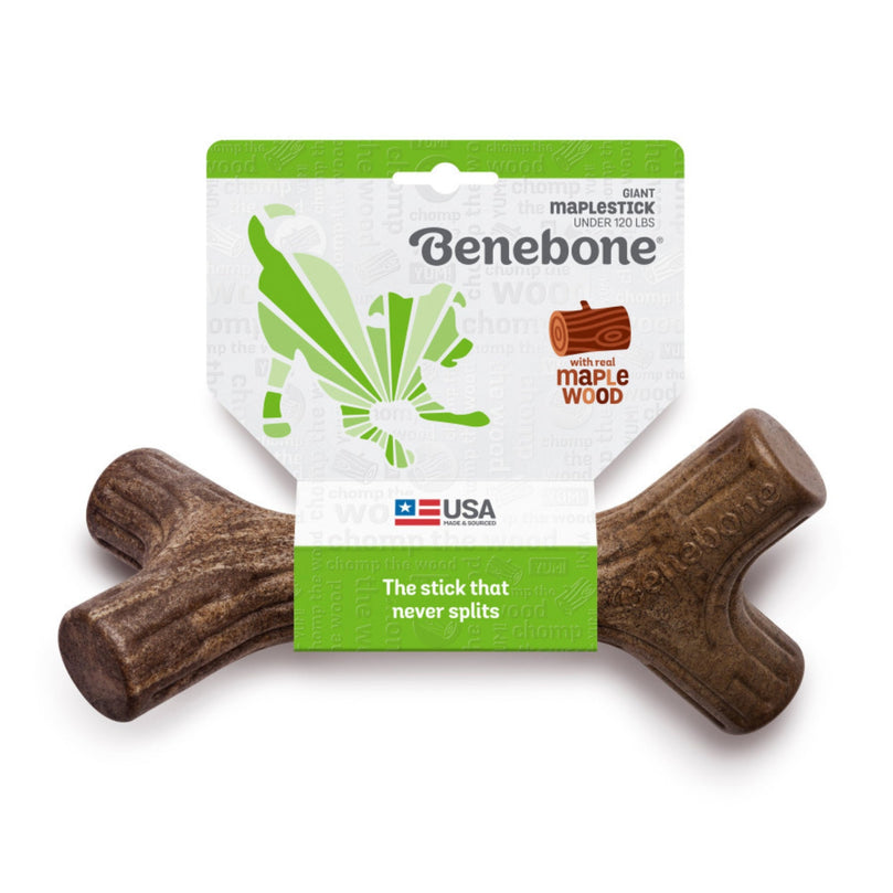 Benebone Maplestick Durable Dog Chew Toy 1ea/XL for your Pet Dog with Pet Store X.