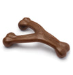 Benebone Wishbone Durable Dog Chew Toy Peanut Butter, 1ea/Giant