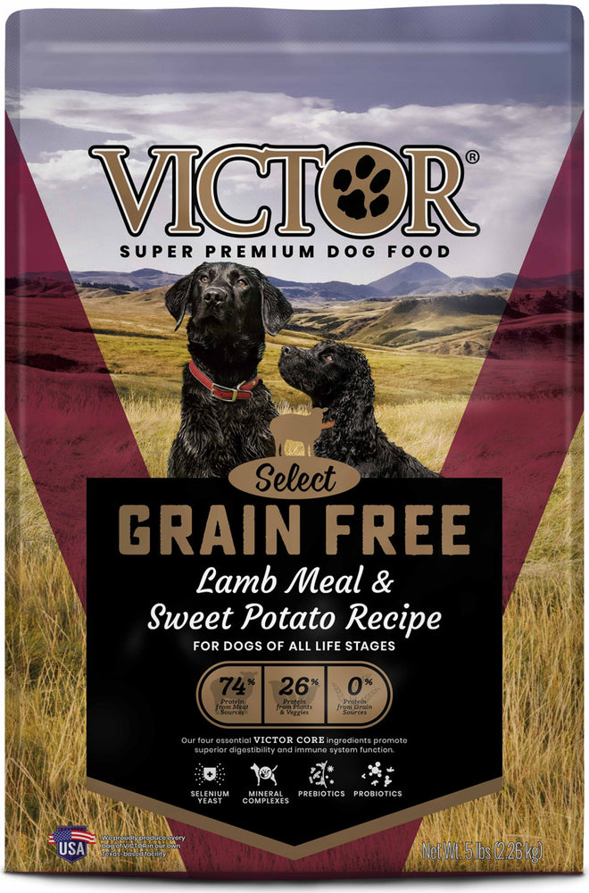 Victor Super Premium Dog Food Select Grain Free Dry Dog Food Lamb Meal 1ea/5 lb