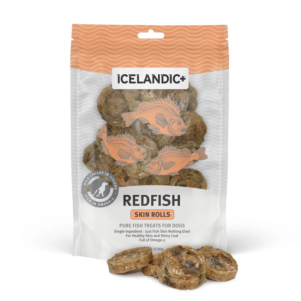 Icelandic  Redfish Skin Rolls Single Bag