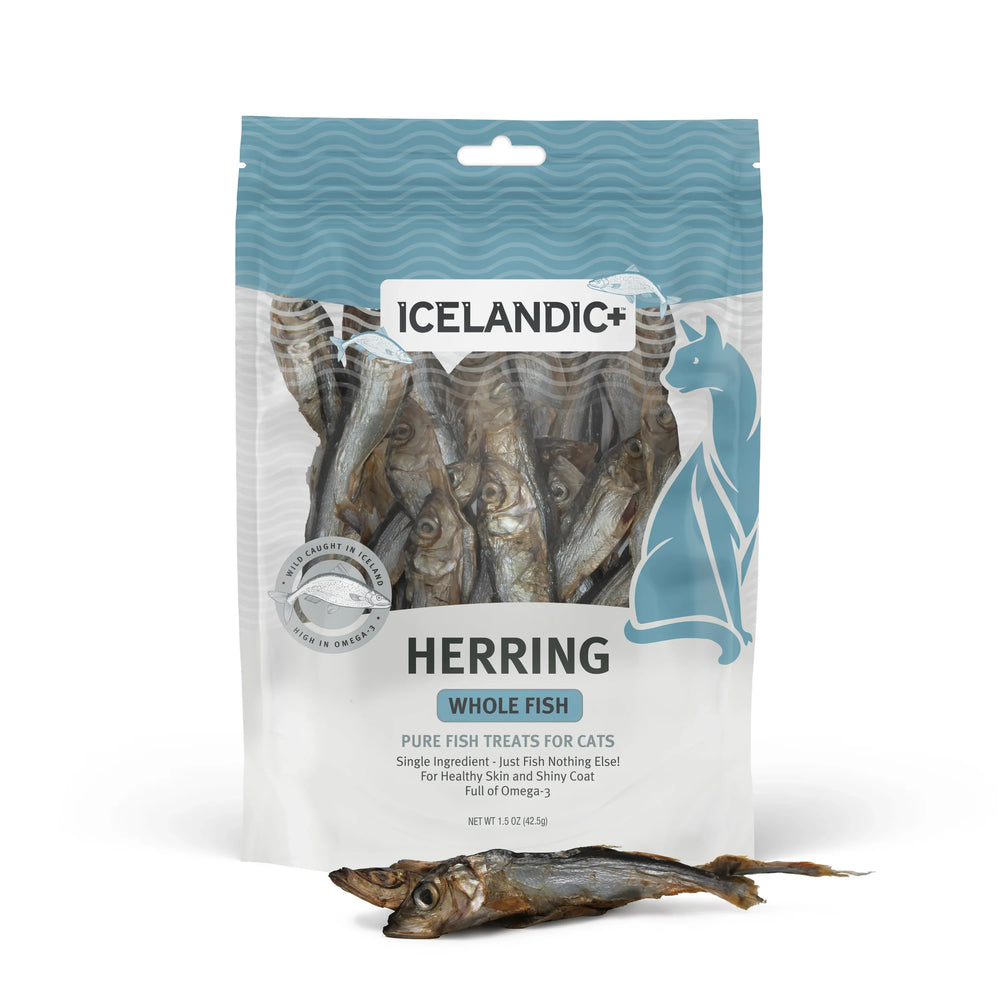 Icelandic Cat Herring Whole Fish 15oz for your Pet Cat.