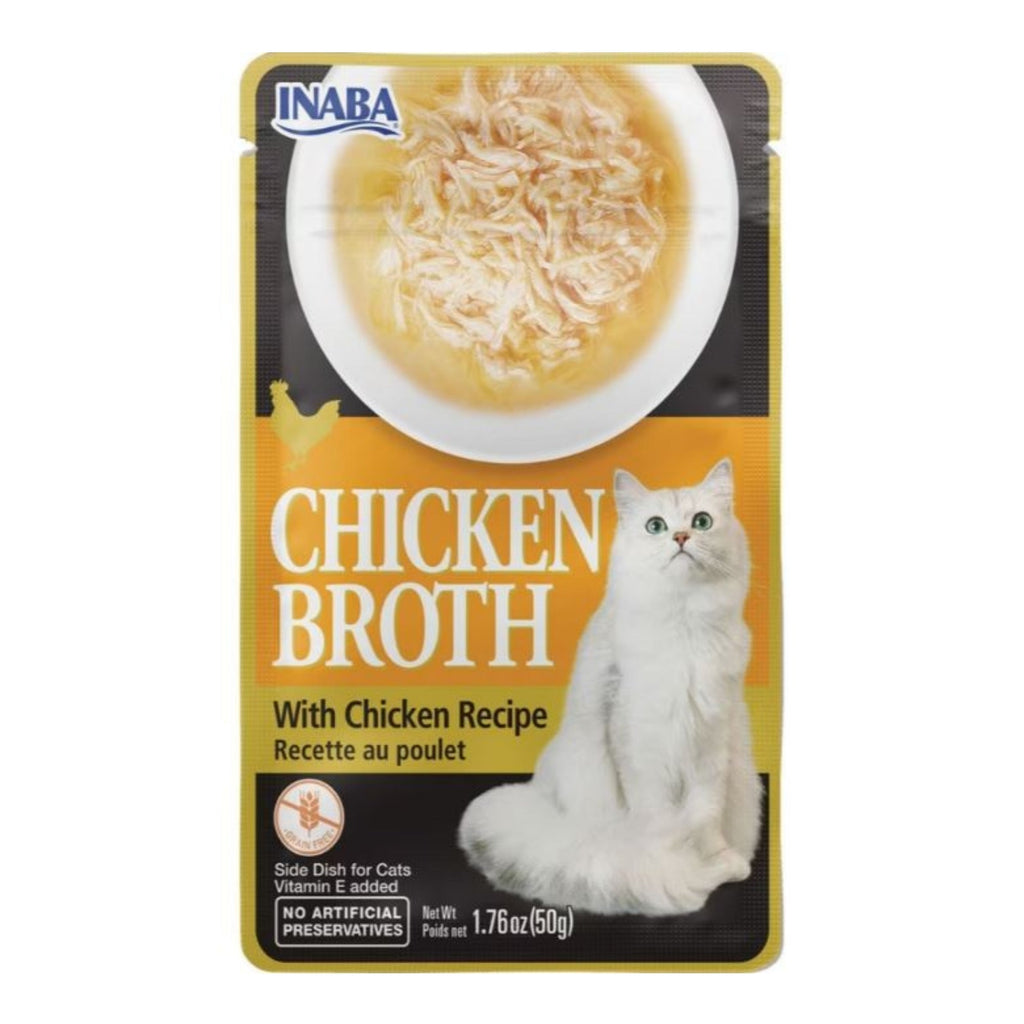 Inaba Chicken Broth Side Dish For Cats Chicken 1.76oz. (Case of 8)