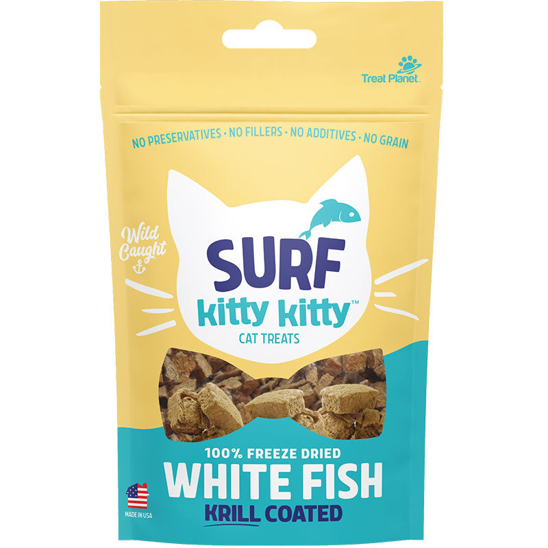 Etta Says! Kitty Kitty 100% Freeze Dried Cat Treat White Fish w/Krill 1ea/06 oz for your Pet Cat with Pet Store X!