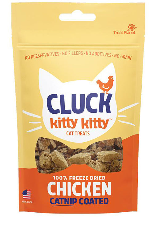 Etta Says! Kitty Kitty 100% Freeze Dried Cat Treat Chicken w/Catnip 1ea/075 oz for your Pet Cat with Pet Store X!