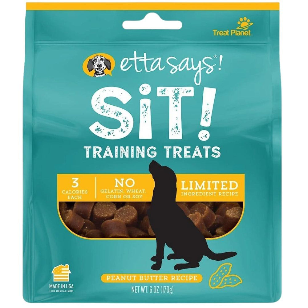 Etta Says! Sit! Training Treats Oat & Peanut 1ea/16 oz for your Pet Dog with Pet Store X!