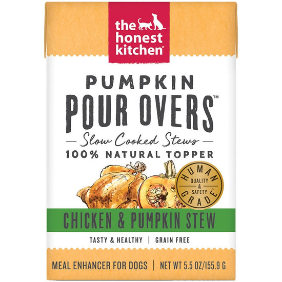 The Honest Kitchen Dog Pour Chicken Pumpkin 55oz (Case of 12) for your Pet Dog with Pet Store X!