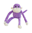 Zippypaws Plush Spencer The Crinkle Monkey Purple Small