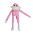 Zippypaws Plush Spencer The Crinkle Monkey Pink  Small