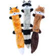 ZippyPaws Skinny Peltz Dog Toy Fox, Raccoon, Squirrel 1ea/LG, 3 pk