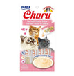 Inaba Churu Puree Cat Treats Tuna/Salmon .5oz.-4 Pk (Case of 6)