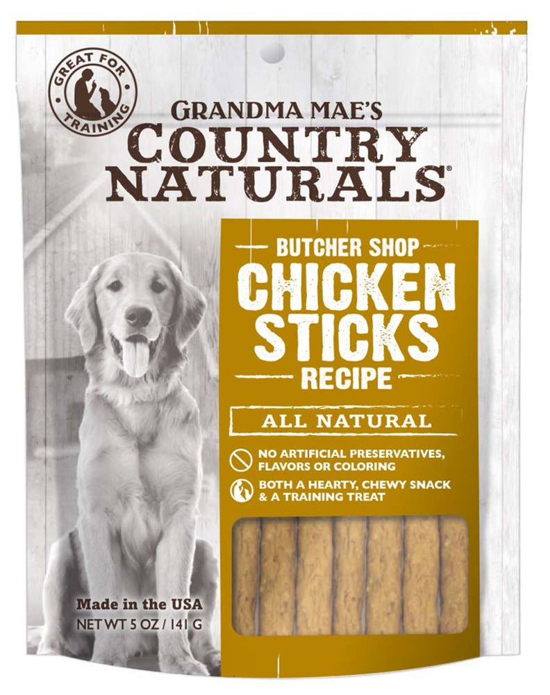 Grandma Mae's Country Naturals Grain Free Chicken Sticks Dog Treats 1ea/5 oz for your Pet Dog with Pet Store X!