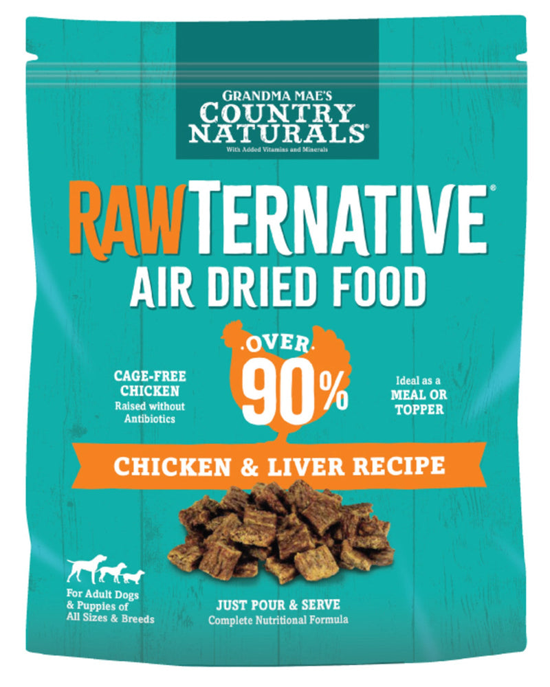 Grandma Mae's Country Naturals RawTernative Air Dried Dry Dog Food Chicken & Liver 1ea/5 oz for your Pet Dog with Pet Store X!