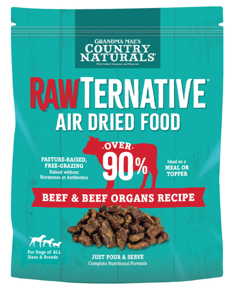 Grandma Mae's Country Naturals RawTernative Air Dried Dry Dog Food Beef & Beef Organs 1ea/5 oz for your Pet Dog with Pet Store X!