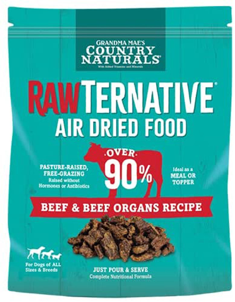 Grandma Mae's Country Naturals RawTernative Air Dried Dry Dog Food Beef & Beef Organs 1ea/1 lb for your Pet Dog with Pet Store X!