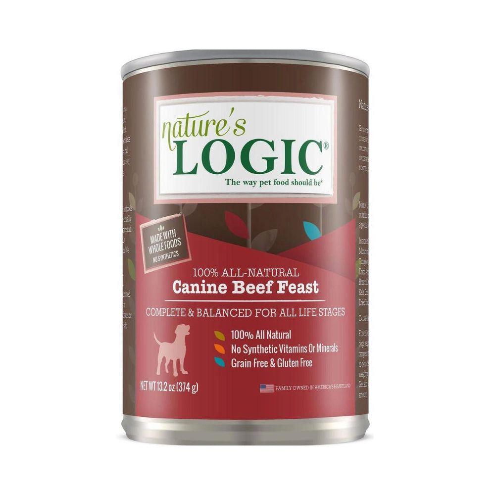 Natures Logic Dog Beef 13.2oz. (Case of 12)