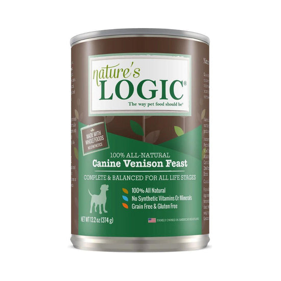 Natures Logic Dog Venison 132oz (Case of 12) for your Pet Dog with Pet Store X!