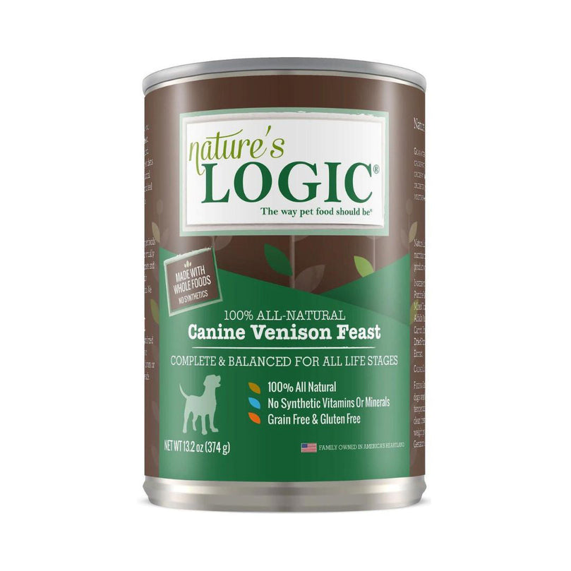 Natures Logic Dog Venison 132oz (Case of 12) for your Pet Dog with Pet Store X!