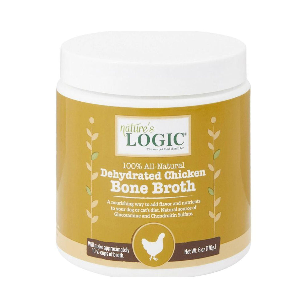 Natures Logic Dog Dehydrated Chicken Bone Broth 6oz.