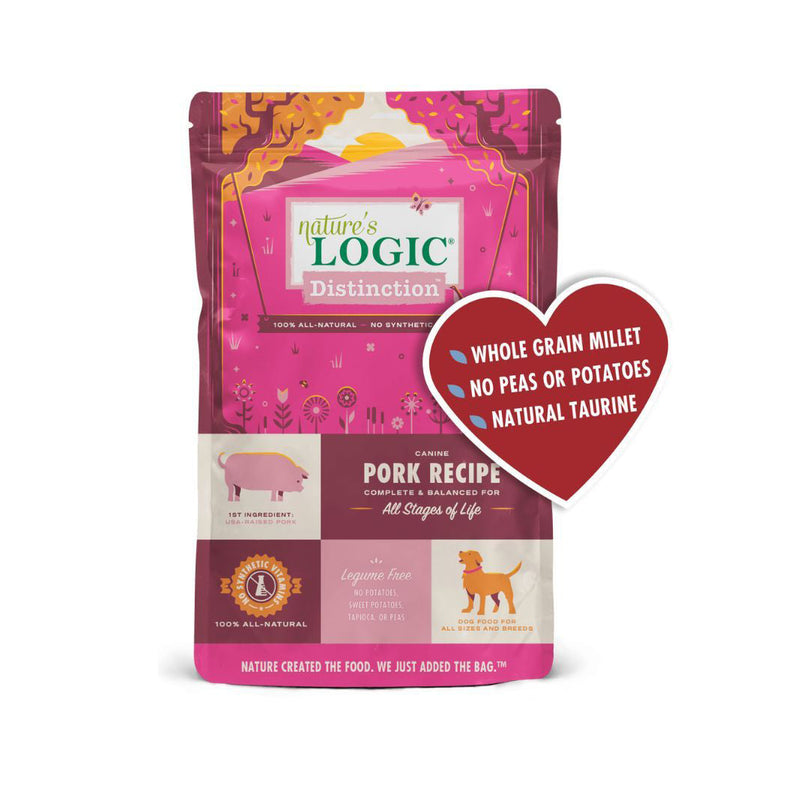 Natures Logic Dog Distinction Pork 44Lb for your Pet Dog with Pet Store X!