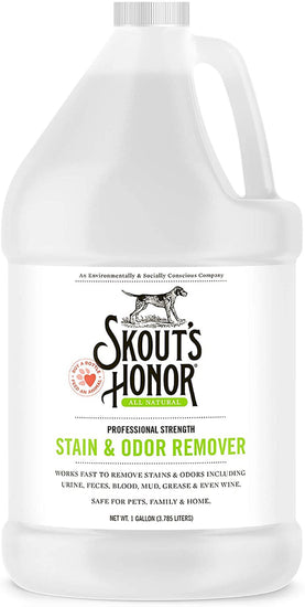 Skouts Honor Dog Remover Stain and Odor 1 Gallon for your Pet Dog with Pet Store X.