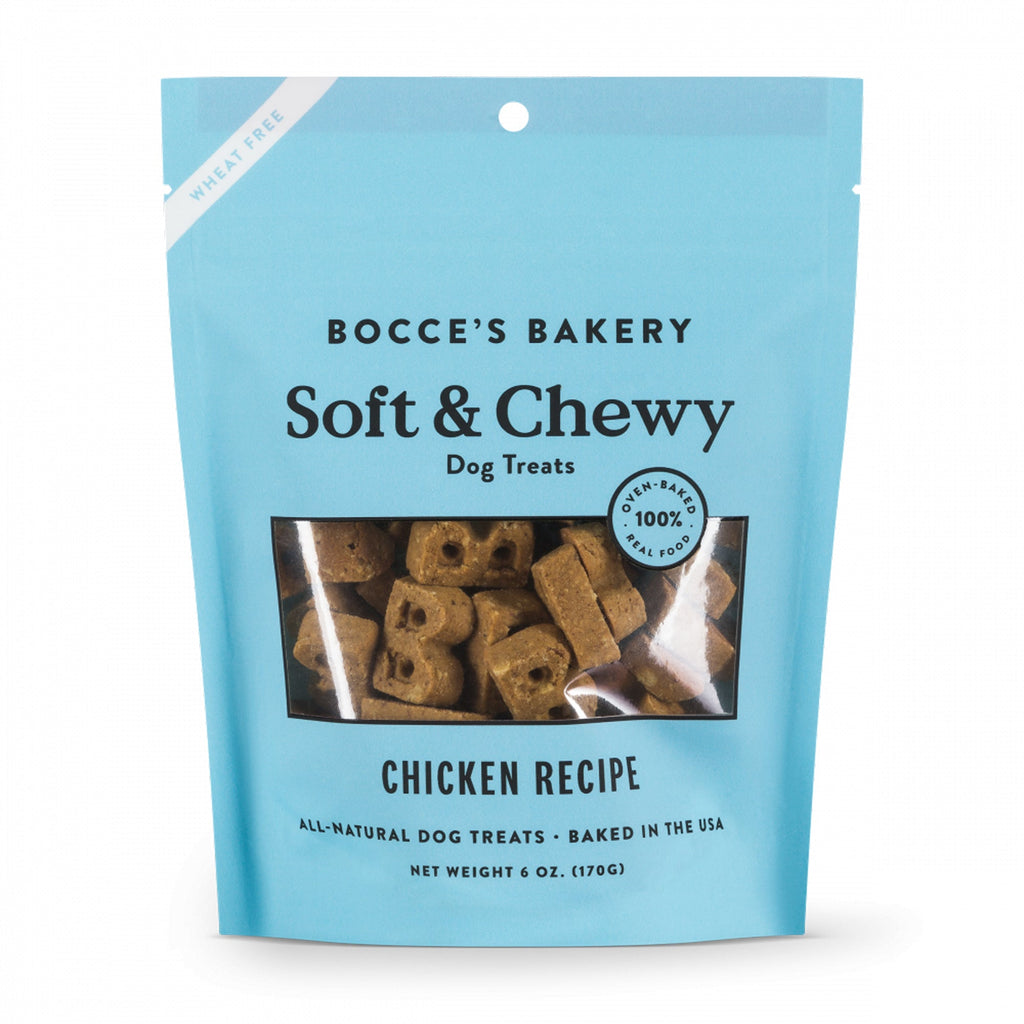 Bocces Bakery Dog Soft And Chewy Chicken 6oz for your Pet Dog with Pet Store X!