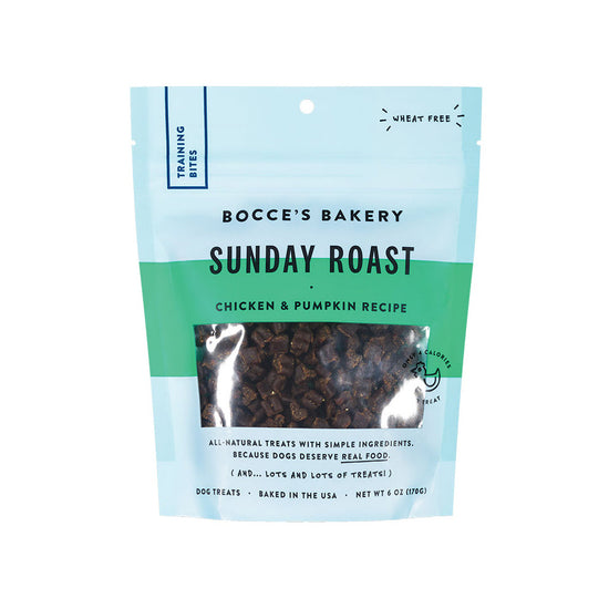 Bocces Bakery Dog Training Sunday Roast 6oz for your Pet Dog with Pet Store X!